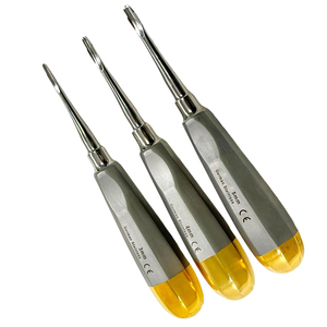 Juego de 3 Elevadores Dentales de Raíz Premium, Rectos y Proximadores (3mm, 4mm, 5mm) para Extracción Dental, Herramientas de Acero Inoxidable - Product Image 4