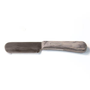 มีดกรูมมิ่งสัตว์เลี้ยงมืออาชีพ ด้ามไม้ มีดสำหรับสุนัขและแมว - Product Image 1