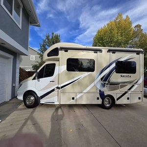 Offroad Motorhome RV Camper with Refrigerator <b>Bed</b> One Bedroom for Outdoor Camping - Product Image 1