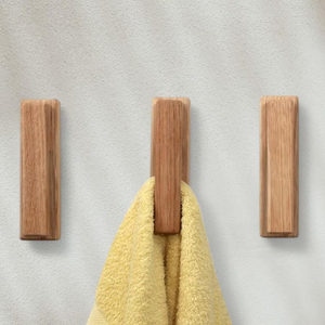 <b>Wall</b> Mounted Wood Coat Hook Easy Install Behind Doors Or Elegant <b>Wall</b> Organizer Perfect For Hanging Jackets Towels Hook - Product Image 3