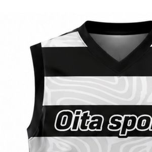 Black White Volleyball Sleeveless Shirt Athletic Team Sportswear Top Match Uniform Training Performance Clothing - Product Image 3
