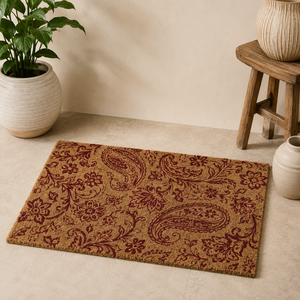 Tapetes de Coco Ecológicos de Alta Calidad con Base de PVC, 45 x 75 cm, Color Marrón Sólido, Rectangulares, para Puerta, Exportación desde India - Product Image 6
