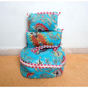 New Arrival Wholesale Handcrafted Tassel Printed 100% Cotton Zipper Closure Small Lightweight Multi-Function Eco-Friendly <b>Case</b> - Product Image 3