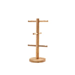 Soporte de Madera de Alta Calidad para Tazas con 6 Ganchos, Organizador de Tazas de Café y Té para Encimera de Cocina, Estante de Exhibición de Tazas que Ahorra Espacio - Product Image 4