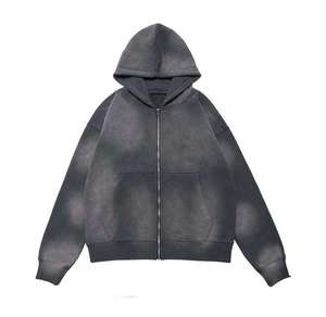 2026 Hot Selling High Quality Casual Solid Breathable Lightweight Cotton Fabric Full Zipper Tracksuits <b>For</b> Online <b>Sale</b> - Product Image 3