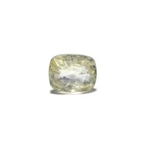 Loose 6.3 Carat Oval Cut Yellow Sapphire Gemstone for Fine Jewelry 11mm - Product Image 1