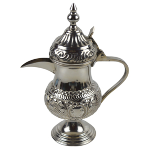 Newest <b>Silver</b> Colored Finishing Design Coffee Kettles With Best Quality Brass Metal Design <b>Tea</b> Kettles for Hotel Design - Product Image 3