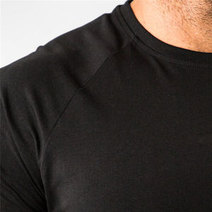 Men's Black Short Sleeve Neoprene Knitted Compression <b>Shirt</b> <b>Collarless</b> Animal Print Vacation Moisture Wicking Sporty Fit Summer - Product Image 3