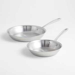 2 Piece Iron Frying Pan <b>Set</b> Non-Stick Heat Resistant Skillet Commercial <b>Induction</b> <b>Cookware</b> Heavy Duty Plastic Handle Chef Pan - Product Image 4