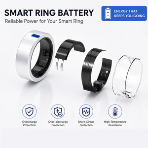OEM ODM Bronfabrikant 156525 3.7V 16mAh ringvormige lithium batterij, gebogen batterij voor fitness tracker smartband - Product Image 3