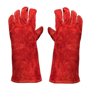 Guantes de Soldadura de Cuero Vacuno, Impermeables, Antideslizantes, Duraderos, Personalizables, Resistentes al Calor - Product Image 4