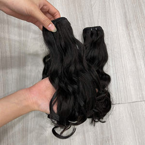 Cabello Humano Natural Virgen al Por Mayor, Cabello Vietnamita Virgen sin Procesar, Extensiones de Cabello Ondulado Natural de Vietnam - Product Image 1