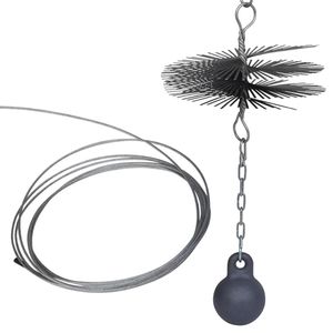 Brosse de nettoyage de cheminée ronde de 9,8 pouces de diamètre, catégorie de produits premium - Product Image 6