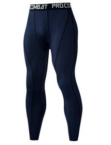 Leggings de sport pour homme, respirants, résistants à l'eau, à compression, à taille élastique, en spandex/nylon/coton - Product Image 4