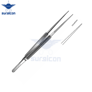 Pinzas de Sutura Microquirúrgicas Rectas de 18 cm / 7 Pulgadas con Punta Fina de 0.6 mm, Instrumento Microquirúrgico de Acero Inoxidable para Trabajo de Precisión - Product Image 5