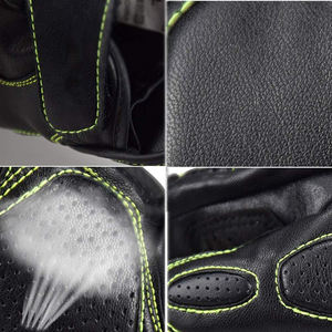 Gants de moto en cuir imperméables à doigts entiers avec écran tactile, personnalisables, imprimés, haute qualité 2026 - Product Image 3