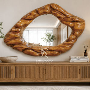 Un miroir en bois de suar combiné à une magnifique armoire embellira un coin de votre maison. - Product Image 4