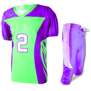 Paquete de Uniforme de Fútbol Americano para Adultos, Jersey y Pantalones Sublimados Personalizados, Tallas Grandes, Ropa Deportiva Profesional de Manga Corta - Product Image 2