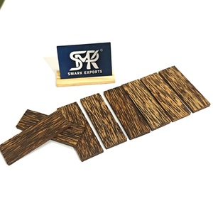 Plaquettes de manche de couteau en bois de palmier noir de qualité supérieure, ébauches en bois dur exotique pour la fabrication de couteaux personnalisés, poignées artisanales et projets de bricolage - Product Image 6