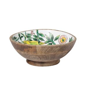 Tazón de Servir de Alta Calidad, Ecológico, con Diseño Impreso en Esmalte, Tazón de Madera para Servir Frutas y Ensaladas - Product Image 4
