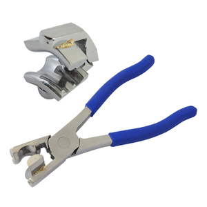 Small Anti-Clastics Forming Pliers Stainless Steel <b>7</b>/16" Channel Width 200mm Matt Foam Handles Circlip Cutting Jewelry Making - Product Image 1