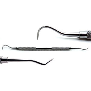 Director de Ligaduras Dentales de Doble Extremo, Herramientas Elásticas para Aplicación de Ortodoncia, Instrumentos Médicos de Ortodoncia de Acero Inoxidable - Product Image 1