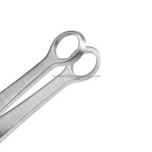 Pinces à épiler creuses |   Instruments dentaires en acier inoxydable, outils dentaires manuels réutilisables pour hôpital - Product Image 3