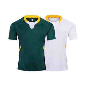 Customizable Short Sleeve American Football & Rugby Jersey Breathable Mesh Training Uniform for Men & Women - Product Image 1
