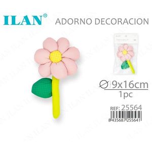 Decorazione in Fiori di Kapok 9x16cm, Ornamento in Tessuto per la Casa - Product Image 3