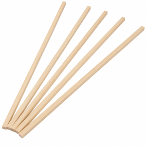 Chevilles carrées en bois naturel, bâtons en bois massif de forme rectangulaire pour le bricolage, matériel de décoration, cheville carrée en bois massif autoportante - Product Image 1