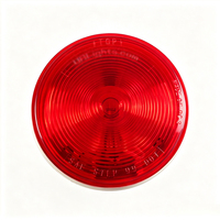 Feu arrière de camion 1/10/12/24 LED, rond de 4 pouces, feu stop, clignotant, feu arrière 12V étanche pour remorque
