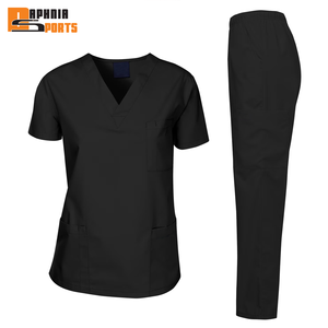 Uniformes Médicos Personalizados de Fábrica, Uniformes de Hospital de Belleza, Uniformes de Enfermería Tipo Jogger al por Mayor, Conjuntos de Uniformes de Enfermera para Mujer a la Moda - Product Image 3