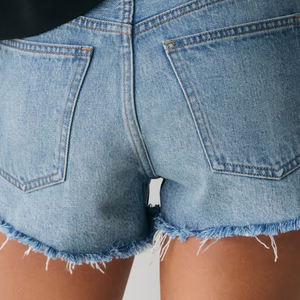 Shorts de Diseño de Lujo para Mujer, Estilo Urbano, Moda Casual, con Bolsillos Laterales y Logotipo Personalizable, Precio Económico - Product Image 6