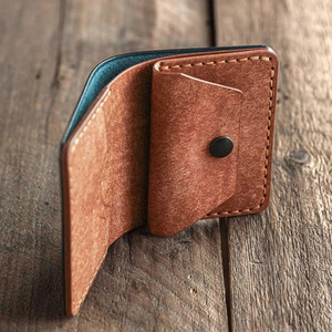 Portefeuilles pour hommes en cuir de qualité supérieure, fins, à double pliage, avec protection RFID, fournisseur OEM en gros, logo personnalisé, export, portefeuilles tendance à vendre à bas prix - Product Image 5