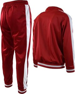 Custom Logo Private Label Men's <b>Plain</b> <b>Tracksuit</b> Set Plus Size Stand Collar Sporty Design Breathable Polyester Fabric <b>Tracksuit</b> - Product Image 6