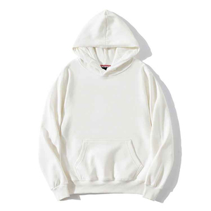 Sweat-shirts à capuche 100 % coton de haute qualité, colorés, personnalisables avec logo, épais, lourds, surdimensionnés, vierges, à enfiler - Product Image 1