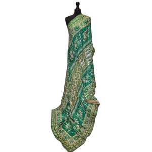 Women's <b>Silk</b> Embroidered Floral Reversible Long <b>Scarf</b> Traditional <b>Scarves</b> Shawls & Hijab Pattern for Daily Wear All Seasons - Product Image 1