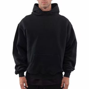 Sweat à capuche surdimensionné pour homme 100% coton Motif à pois bohème avec impression numérique - Product Image 1