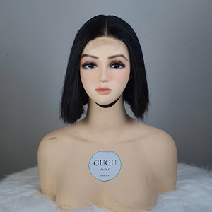 Human Hair bob Cut <b>Wig</b> Lace Frontal With Baby Hair Straight Human Hair <b>Wigs</b> <b>Short</b> bob - Product Image 4