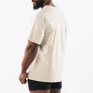 Camiseta de Algodón para Hombre, de Lujo, para Verano, Deportiva, Holgada, Transpirable, para Gimnasio, Uso Diario, Estilo Urbano, con Tela Premium de Alta Calidad - Product Image 4