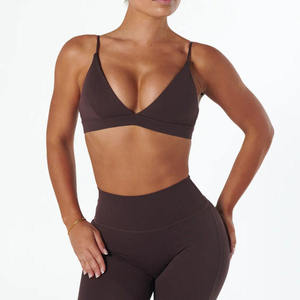 Sujetador sin costuras para mujer, sujetador sexy profundo con tirantes ajustables, suave y cómodo, con soporte para busto grande, sujetador sexy para dormir - Product Image 4