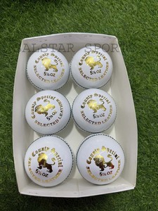 Ballon de cricket en cuir fluorescent durable pour club, 156 g, spécial matchs de ligue, T20, extérieur, logo personnalisé, vente en gros, direct usine - Product Image 6
