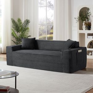 Divano Moderno a 3 Posti Senza Struttura per Spazi Compatti, Facile da Usare e Senza Necessità di Montaggio, Ideale per Appartamenti e Uffici - Product Image 2
