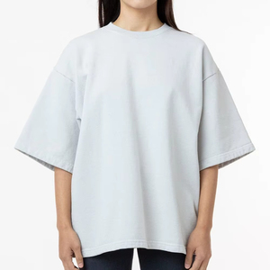 OEM Finish Women's Cotton <b>Crop</b> T Shirt Breathable Quick Dry Short Sleeve Casual Tee Crew Neck Summer Gym <b>Top</b> Clothing - Product Image 3
