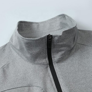 Ensemble de vêtements de sport décontractés pour hommes, automne, noir, veste à capuche zippée, pantalon de jogging, fitness, course à pied, respirant, séchage rapide, logo - Product Image 2