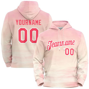 Sweat à capuche sublimé orange vierge pour homme, personnalisable avec logo, motifs, nom d'équipe, marque sportive, léger - Product Image 1