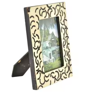 Hot Selling Handmade Bone Inlay Vertical Rectangle Photo <b>Frame</b> with Certificate for Customized Size <b>Cheap</b> Price - Product Image 1
