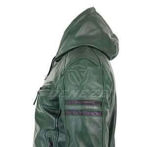Chaqueta de Cuero Transpirable a Precio Razonable, Chaqueta de Invierno para Uso en Exteriores, Chaqueta de Cuero Ligera para Hombre al por Mayor - Product Image 5