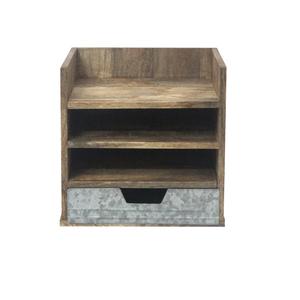 Organisateur de bureau minimaliste à grande capacité, best-seller, décoration de bureau, tiroir antique, boîte de rangement en bois, grande boîte - Product Image 1