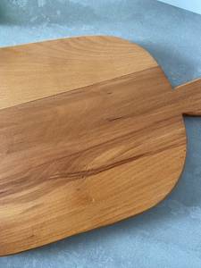 Acacia Wood Rectangle Chopping <b>Board</b> with Handle Natural Finish Handcrafted Eco-Friendly Dishwasher Safe Kitchen <b>Tool</b> - Product Image 2
